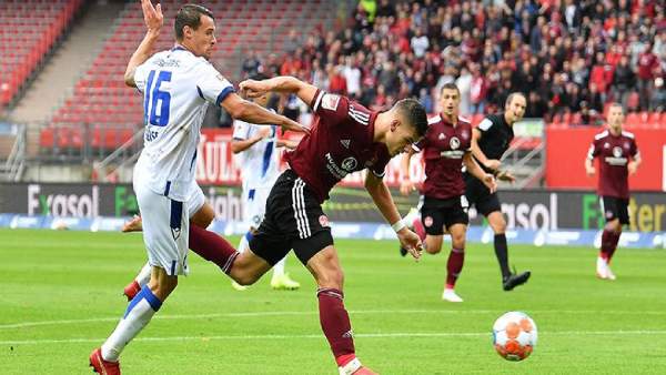 Nhận định hiệp 1 tỷ số bóng đá trận Nurnberg vs Hansa Rostock